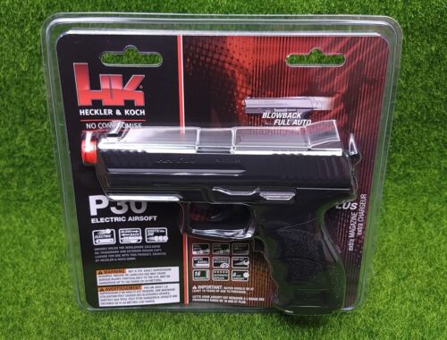 Umarex H&K P30 Semi/Full Auto 180 FPS 16-Rd BB Electric Airsoft Pistol - 2273010