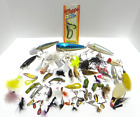 Vintage Misc  Lot Of Fishing Lures-Martin, Rebel Humpy, Arbogast, Rapala & More
