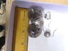 2 Crystal Drop Ball Glass Round Faceted Chandelier Prism