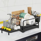 Bvcari Dish Drying Rack Extendable Dish Drainer Ideal for Small Kitchens Compact