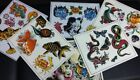 New Listing6 Pages Of Japanese Tattoo Flash Tattoo Shop Decore 11