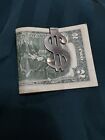 925 Sterling Silver Vintage Dollar Sign Money Clip