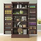 47 Pantry Cabinet, Kitchen Pantry Storage Cabinet with Doors Adjustable Shelves