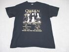 Queen Shirt Mens Black Large Rock Band 50th Anniversary Short Sleeve Thank You