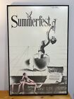 RARE Vintage Phil Collins Big Band SummerFest 1998 Memorabilia Concert Poster