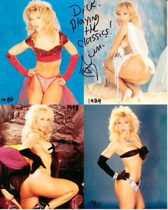 Porn Star NINA HARTLEY Signed 8x10 Sexy Butt Breasts Hot Cleavage Legs Photo BAS