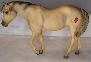 Breyer Indian Pony: #177 1972 Matte Alabaster warpaint on neck, handprint RARE