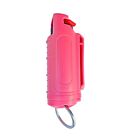 Pink Twist Lock Pepper Spray Mace Self-Defense Tool Keychain Holster
