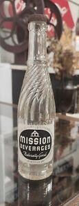 Mission Beverages 10 Oz. Soda Bottle Olean, NY