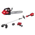 Milwaukee Cordless Chainsaw W/ String Trimmer + Battery + Charger Ergonomic