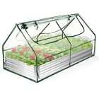 Galvanized Raised Garden Bed 6x3x3ft Cover Metal Planter Kit Mini Greenhouse