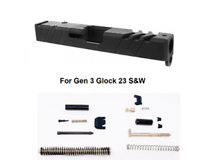 Fits Gen 3 Glock 23 RMR Cut Slide + Slide Completion Parts Kit + Cover Plate