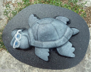 Turtle mold concrete plaster garden mould 8
