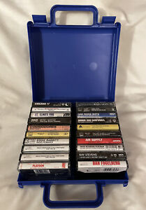 Cassette Tape Mixed Lot Of 20. Classic Rock, Movie Themes, Case Included