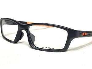 NEW Oakley Crosslink OX8041-0556 Men's Satin Black Eyeglasses Frames 56/17~135