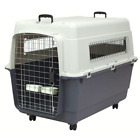 Travel Kennel XXL Extra Large Big Oversized Crate Dog Plastic Pet Carrier Caster