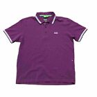 Hugo Boss Polo Men’s XL Modern Fit Purple 100% Cotton Shirt