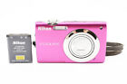 Nikon Coolpix S3000 12.0MP Compact Digital Camera Pink From Japan