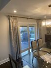 Custom Safavieh Grey Drapery - Luxury Curtains 4 Panels 90” Long X 36” Wide