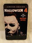Halloween 4 - Return of Michael Myers (DVD, 2001) Limited Edition Tin Set Horror