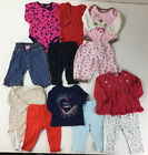 Lot Baby Girl Winter, Spring, Fall Clothes, Size 6 Months.  Long Sleeve Shirts