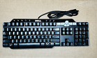 Dell SK-8135 USB QWERTY Wired Mechanical Keyboard Black Authentic 2 USB Ports