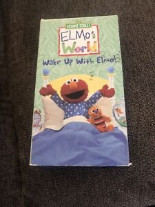 Elmos World - Wake Up With Elmo VHS Tape 2002