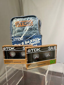 TDK SA-X 90 IEC II/TYPE II Lot Of 2 High Bias Cassette Tapes New Sealed ⚡RARE⚡