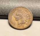 1878  US Indian 1 Cent VG+^ (Cleaned)