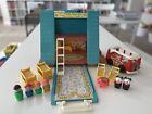 VINTAGE FISHER PRICE LITTLE PEOPLE #990 PLAY FAMILY A FRAME HOUSE Mini-Bus