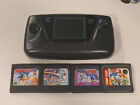 SEGA Game Gear Lot (Unit For Parts, Sonic Games Tested & Working)