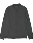 ROHAN Mens Cardigan Sweater Medium Grey Polyester AX97