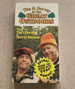 Tim and Harvey in the Great Outdoors New VHS Tape Conway Korman Hunting Comedy