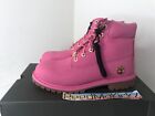 Timberland Boots 6 inch Premium Pink Nubuck Kids Youth Junior TB0A42WR D56