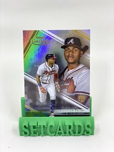 2021 Topps Gold Label Class 1 Cristian Pache #13 Rookie RC Braves Baseball Card