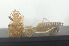 Set of 2 Franklin Mint Vintage Christmas Ornaments - Jack in The Box & Truck
