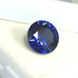 4 Pcs Simulated Blue Sapphire Brillent Round Cut 1.80mm Loose Gemstone.