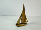Vintage small brass sailboat figurine 4.25