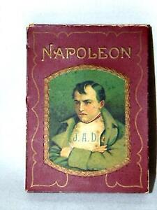 Antique Cardboard Napoleon Bonaparte J.A.D. Donker's Tobacco Cigar Tin Sublimes