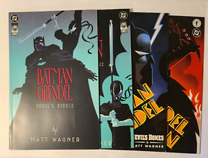 New ListingBATMAN / GRENDEL All 4 books Devil's Riddle, Masque, Bones, Dance. 1993 & 1996