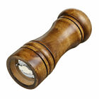 Cooking Salt and Pepper Grinder Hand Movement Oak Wood Pepper Mill Tool 5 inch