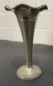 New ListingSilverplate Trumpet Vase
