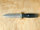 Boker Applegate Fairbairn Boot Fixed Blade Knife 440C Solingen Germany 1990