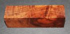 Stabilized Black Walnut Burl Wood Block Knife Scale/Pistol Grip  (W516) 1Pc