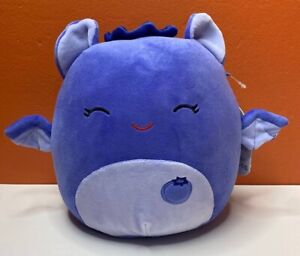 Squishmallow 12 inch Bessie the Blueberry Bat RARE Plush Toy NWT SHIPS FREE
