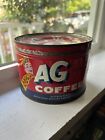 New ListingVintage AG Coffee Can Tin Associated Grocers St. Louis Collectible