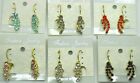 wholesale lot 6 pairs gold summer colorful drop/stud fashion pierce earrings