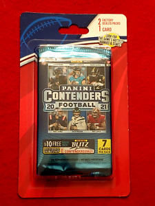 New Listing2021 Panini Contenders NFL Football 2 Factory-Sealed Packs + 1 Card
