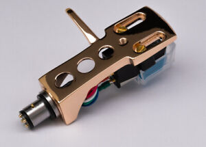 Rose Gold Headshell, cartridge, stylus for Kenwood KP3021, HD2077, KD3070, L07D
