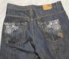 Vintage Rocawear Men’s Old School Denim Jeans Embroidered Rear Pockets Size 40